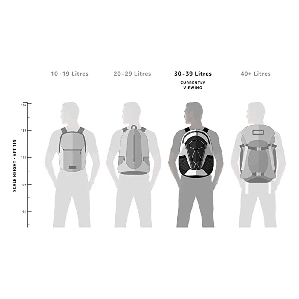 Fastrack Killer 2.0 Ergolight Polyester Laptop Backpack For 16 Inch Laptop (35 L, Lightweight, Grey) 10 Fastrack Killer 2.0 Ergolight Polyester Laptop Backpack For 16 Inch Laptop (35 L, Lightweight, Grey) - Image 8