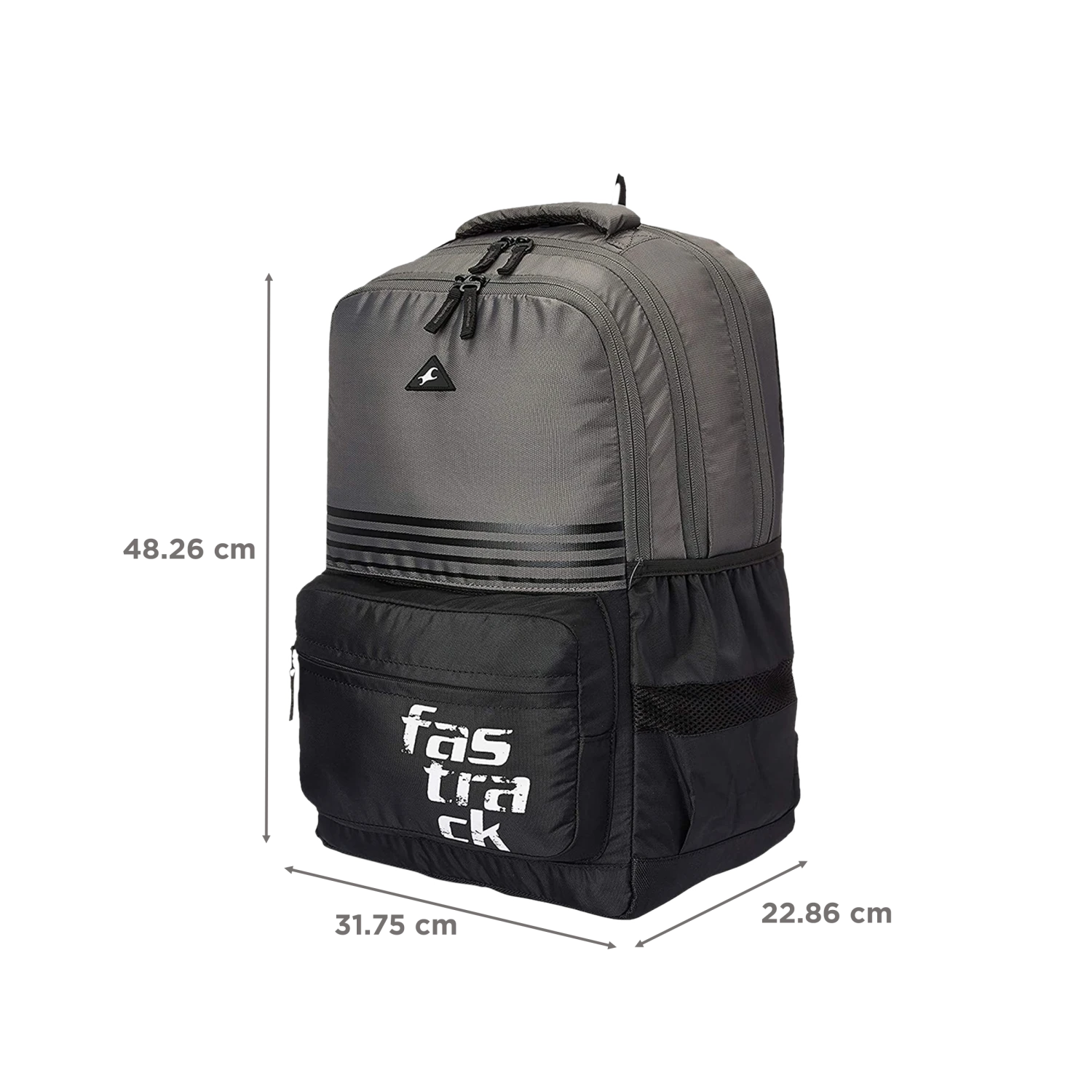 Fastrack Killer 2.0 Ergolight Polyester Laptop Backpack For 16 Inch Laptop (35 L, Lightweight, Grey) 5 Fastrack Killer 2.0 Ergolight Polyester Laptop Backpack For 16 Inch Laptop (35 L, Lightweight, Grey) - Image 3