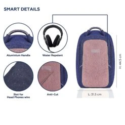 Carriall Columbus Polyester Laptop Backpack For 15.6 Inch Laptop (22.4 L, USB Charging Port, Beige) 22 Carriall Columbus Polyester Laptop Backpack For 15.6 Inch Laptop (22.4 L, USB Charging Port, Beige) -Smart Bag Shop 241831 16 hkgs65