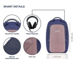 Carriall Columbus Polyester Laptop Backpack For 15.6 Inch Laptop (22.4 L, USB Charging Port, Green) -Smart Bag Shop 241832 12 yykos6