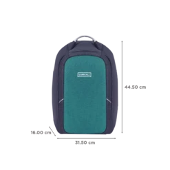 Carriall Columbus Polyester Laptop Backpack For 15.6 Inch Laptop (22.4 L, USB Charging Port, Green) -Smart Bag Shop 241832 2 s4yocm