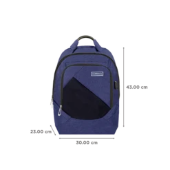 Carriall Minikin Polyester Laptop Backpack For 15.6 Inch Laptop (29.6 L, USB Charging Port, Blue) -Smart Bag Shop 241835 2 qrvy7k