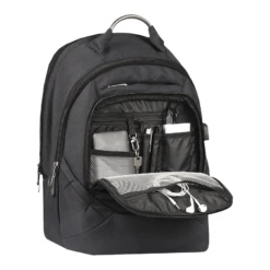 Carriall Minikin Polyester Laptop Backpack For 15.6 Inch Laptop (29.6 L, USB Charging Port, Black) -Smart Bag Shop 241836 4 wuk4wq