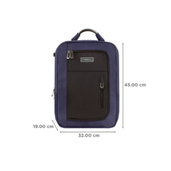 Carriall Minch Polyester Laptop Backpack For 15.6 Inch Laptop (27.3 L, USB Charging Port, Blue/Black) -Smart Bag Shop 241840 2 hykm8x
