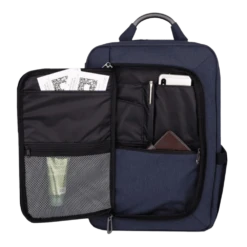 Carriall Minch Polyester Laptop Backpack For 15.6 Inch Laptop (27.3 L, USB Charging Port, Blue/Black) -Smart Bag Shop 241840 4 vxnvs9