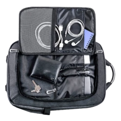 Carriall Minch Polyester Laptop Backpack For 15.6 Inch Laptop (27.3 L, USB Charging Port, Black) -Smart Bag Shop 241841 17 d0nvpv