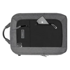 Carriall Minch Polyester Laptop Backpack For 15.6 Inch Laptop (27.3 L, USB Charging Port, Black/Grey) -Smart Bag Shop 241842 14 akguwz
