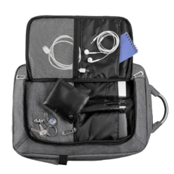 Carriall Minch Polyester Laptop Backpack For 15.6 Inch Laptop (27.3 L, USB Charging Port, Black/Grey) -Smart Bag Shop 241842 4 mwjvrs