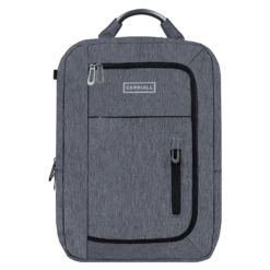 Carriall Minch Polyester Laptop Backpack For 15.6 Inch Laptop (27.3 L, USB Charging Port, Grey)