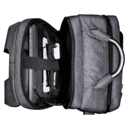 Carriall Minch Polyester Laptop Backpack For 15.6 Inch Laptop (27.3 L, USB Charging Port, Grey) -Smart Bag Shop 241843 7 ptxxfj