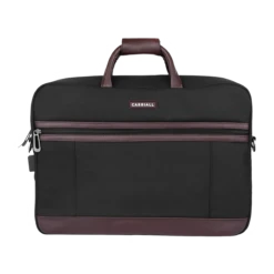 Carriall Estilo Polyester, Faux Leather Laptop Sling Bag For 13 & 15.6 Inch Laptop (11 L, USB Charging Port, Black)