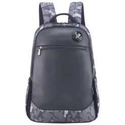 Arctic Fox Militant Polyester, Leather, PVC Laptop Backpack For 14 Inch Laptop (18 L, Water Repellent, Camo Black)