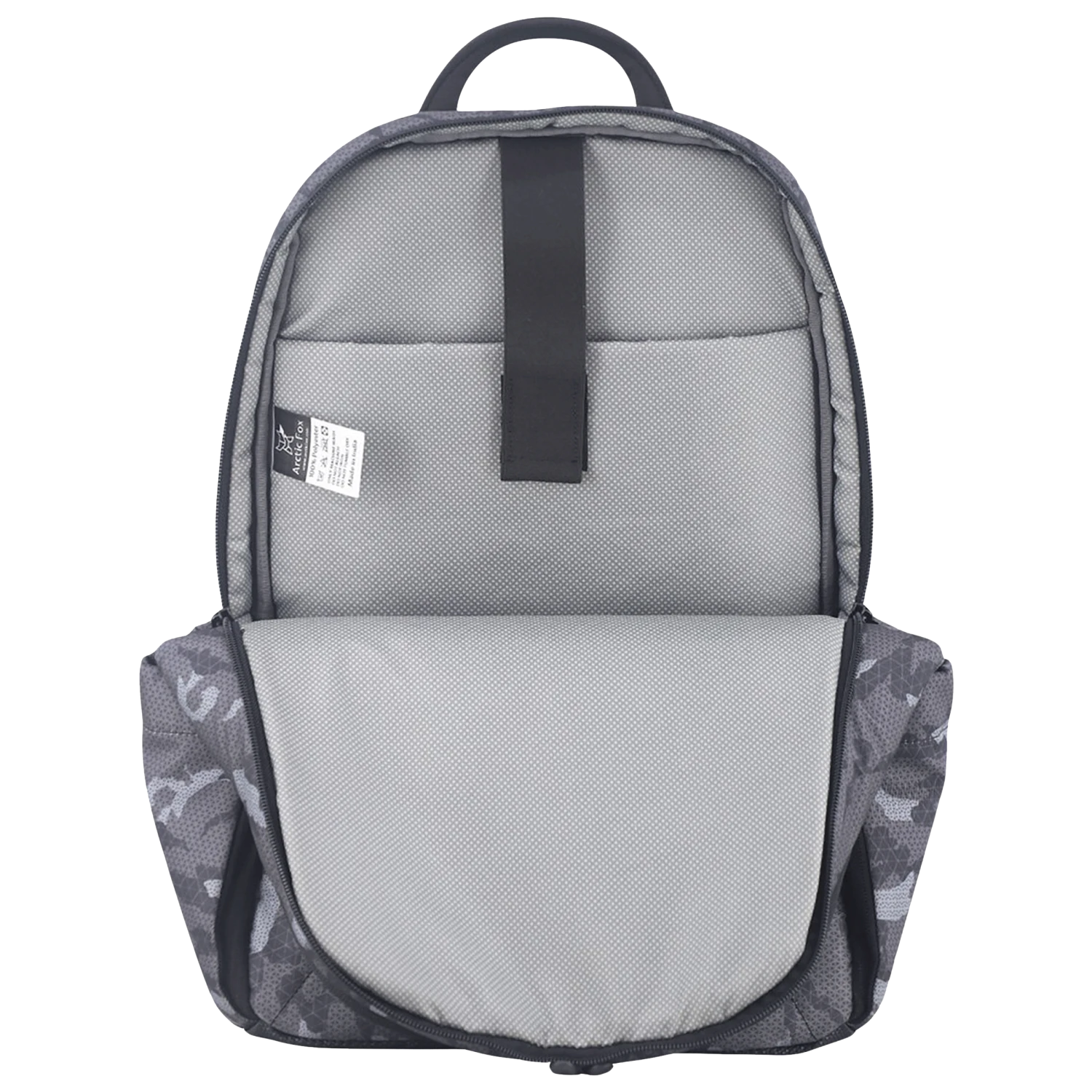 Arctic Fox Militant Polyester, Leather, PVC Laptop Backpack For 14 Inch Laptop (18 L, Water Repellent, Camo Black) 8 Arctic Fox Militant Polyester, Leather, PVC Laptop Backpack For 14 Inch Laptop (18 L, Water Repellent, Camo Black) - Image 6