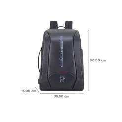 Arctic Fox Kobra Gamer Polyester, Leather Laptop Backpack For 17 Inch Laptop (27 L, Number Lock, Black) -Smart Bag Shop 245828 2 ynjh4p