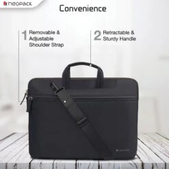 Neopack Svelte Nylon, Fabric Laptop Sling Bag For 13.3 & 14.2 Inch Laptop (Lightweight, Navy Blue) 13 Neopack Svelte Nylon, Fabric Laptop Sling Bag For 13.3 & 14.2 Inch Laptop (Lightweight, Navy Blue) -Smart Bag Shop 247015 9 hunnp9