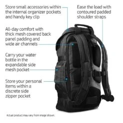 HP Odyssey Nylon Laptop Backpack For 15.6 Inch Laptop (With Protected Robust Padding, Black) -Smart Bag Shop 247946 13 s9bp7i