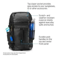 HP Odyssey Nylon Laptop Backpack For 15.6 Inch Laptop (With Protected Robust Padding, Black) -Smart Bag Shop 247946 14 u4xham