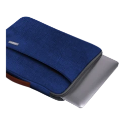 GRIPP Grace Polyester, Polyurethane Leather Laptop Sleeve For 13 & 13.3 Inch Laptop (Water Resistant, Blue/Camel) -Smart Bag Shop 249535 6 rb8o4w