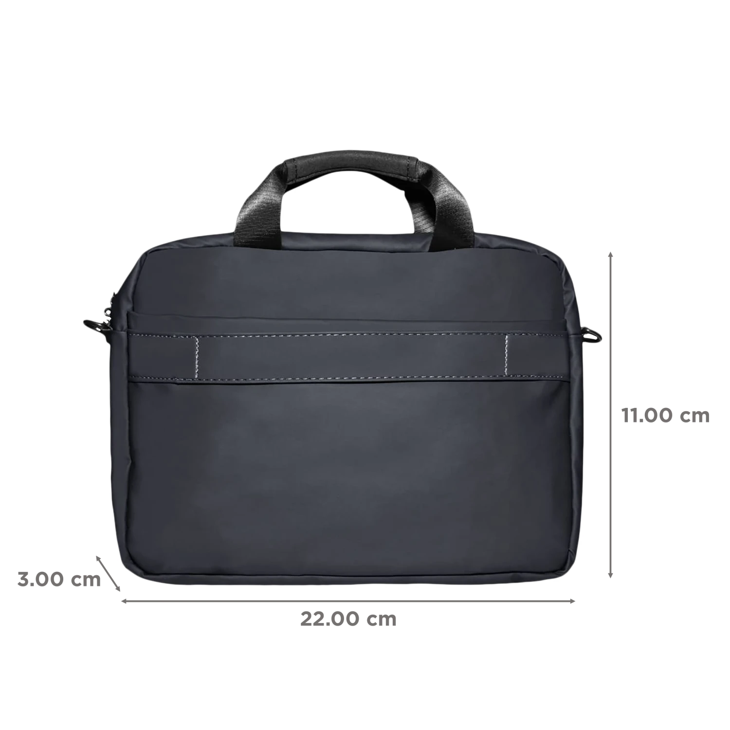 GRIPP Ribana Nylon Laptop Sling Bag For 13.3 & 14 Inch Laptop (3 Layers Protection, Grey) 4 GRIPP Ribana Nylon Laptop Sling Bag For 13.3 & 14 Inch Laptop (3 Layers Protection, Grey) - Image 2