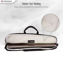 Neopack Lycra Fabric, Neoprene Laptop Sleeve For 13.3 & 14.2 Inch Laptop (Water Resistant, Black) -Smart Bag Shop 252800 12 qgq2vi
