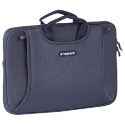Neopack Lycra Fabric, Neoprene Laptop Sleeve For 13.3 & 14.2 Inch Laptop (Water Resistant, Navy Blue) -Smart Bag Shop 252801 7 bosphw