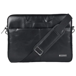 Neopack Leather, Nylon Laptop Sling Bag For 13.3 & 14.2 Inch Laptop (Super Stylish, Black) -Smart Bag Shop 252803 15 pjk1lo