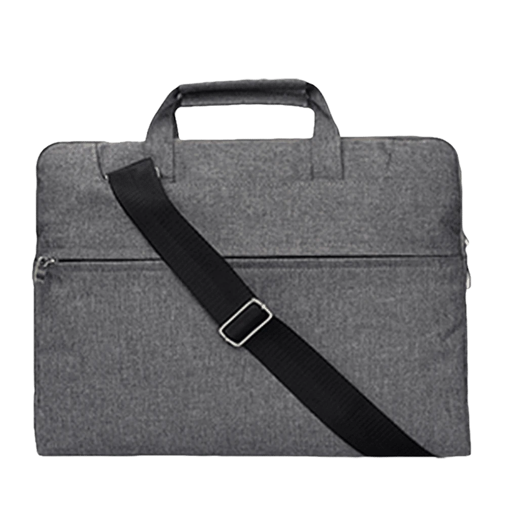 In Base Denim Laptop Sling Bag For 15.4 Inch Laptop (Water Resistant, Grey) 3 In Base Denim Laptop Sling Bag For 15.4 Inch Laptop (Water Resistant, Grey)