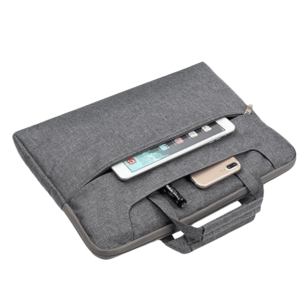 In Base Denim Laptop Sling Bag For 15.4 Inch Laptop (Water Resistant, Grey) 5 In Base Denim Laptop Sling Bag For 15.4 Inch Laptop (Water Resistant, Grey) - Image 3