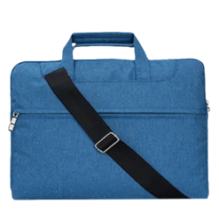 In Base Denim Laptop Sling Bag For 15.4 Inch Laptop (Water Resistant, Blue)