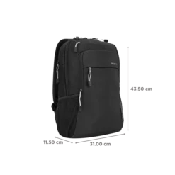 Targus Intellect Advanced Polyester Laptop Backpack For 15.6 Inch Laptop (18 L, Water Resistant, Black) -Smart Bag Shop 260564 2 ijnutz