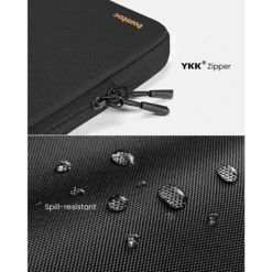 Tomtoc Defender Recycled Fabrics Laptop Sleeve For 13.5, 14 & 14.4 Inch Laptop (Water Resistant, Black) -Smart Bag Shop 261022 13 lw5k3g