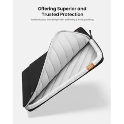 Tomtoc Defender Recycled Fabrics Laptop Sleeve For 13.5, 14 & 14.4 Inch Laptop (Water Resistant, Black) -Smart Bag Shop 261022 9 pmaj5d