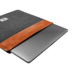 Tomtoc Vintage Polyurethane Leather Laptop Sleeve For 13, 14 & 16 Inch Laptop (Intelligent Magnet Closure, Grey) 21 Tomtoc Vintage Polyurethane Leather Laptop Sleeve For 13, 14 & 16 Inch Laptop (Intelligent Magnet Closure, Grey) -Smart Bag Shop 261028 14 hxupml