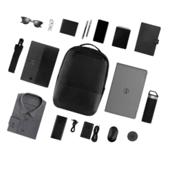 DELL Pro Slim Fibre Laptop Backpack For 15 Inch Laptop (Water Resistant Protective Coating, Black) -Smart Bag Shop 264187 19 zyackk