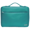 Dr. Vaku DA VALENCIA Vegan Leather Laptop Sleeve For 15.6 Inch Laptop (Water Resistant, Sea Green)