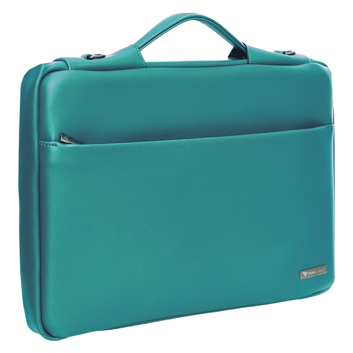 Dr. Vaku DA VALENCIA Vegan Leather Laptop Sleeve For 15.6 Inch Laptop (Water Resistant, Sea Green) 6 Dr. Vaku DA VALENCIA Vegan Leather Laptop Sleeve For 15.6 Inch Laptop (Water Resistant, Sea Green) - Image 4
