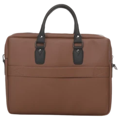 Dr. Vaku MILAN Stripey Vegan Leather Laptop Sling Bag For 13 & 14 Inch Laptop (Water Resistant, Pink/Camel) -Smart Bag Shop 265793 9 mucyxh