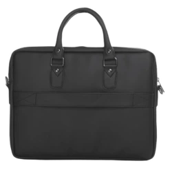 Dr. Vaku MILAN Stripey Vegan Leather Laptop Sling Bag For 13 & 14 Inch Laptop (Water Resistant, Black) -Smart Bag Shop 265795 9 wwkdej