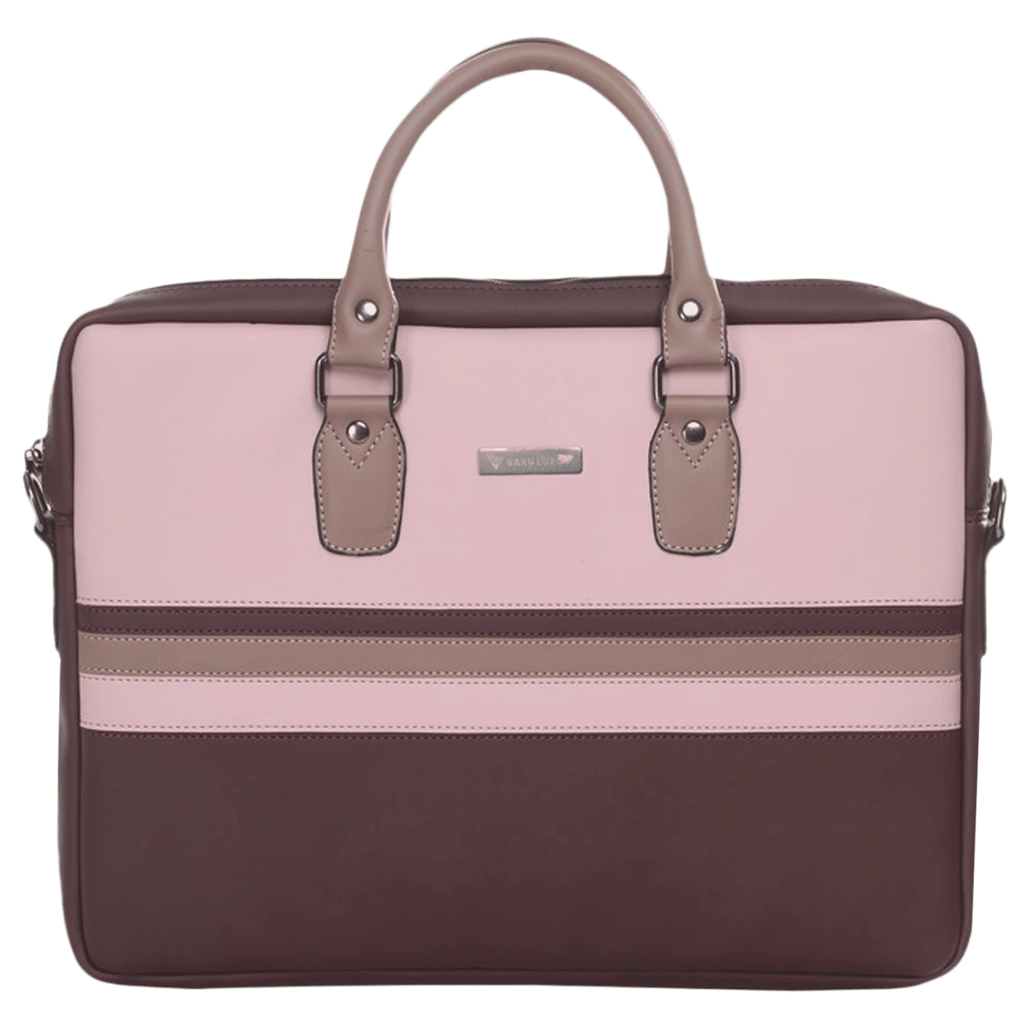 Dr. Vaku MILAN Stripey Vegan Leather Laptop Sling Bag For 13 & 14 Inch Laptop (Water Resistant, Pink/Cherry) 3 Dr. Vaku MILAN Stripey Vegan Leather Laptop Sling Bag For 13 & 14 Inch Laptop (Water Resistant, Pink/Cherry)