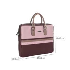 Dr. Vaku MILAN Stripey Vegan Leather Laptop Sling Bag For 13 & 14 Inch Laptop (Water Resistant, Pink/Cherry) 8 Dr. Vaku MILAN Stripey Vegan Leather Laptop Sling Bag For 13 & 14 Inch Laptop (Water Resistant, Pink/Cherry) -Smart Bag Shop 265798 1 zcigaa