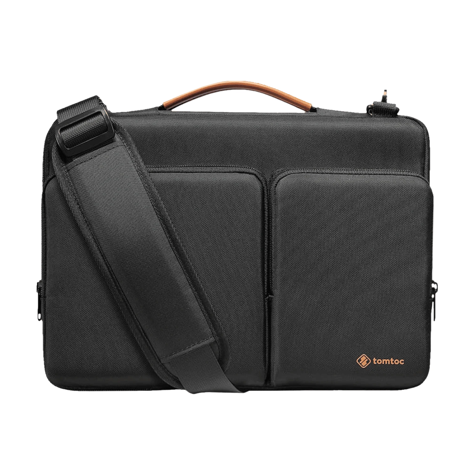 Tomtoc Defender Fabric Laptop Sling Bag For 13.5, 14 & 14.4 Inch Laptop (Water Resistant, Black) 3 Tomtoc Defender Fabric Laptop Sling Bag For 13.5, 14 & 14.4 Inch Laptop (Water Resistant, Black)