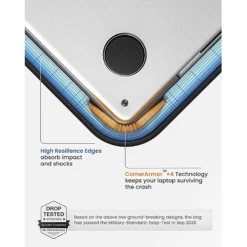 Tomtoc Defender Fabric Laptop Sling Bag For 13.5, 14 & 14.4 Inch Laptop (Water Resistant, Black) 22 Tomtoc Defender Fabric Laptop Sling Bag For 13.5, 14 & 14.4 Inch Laptop (Water Resistant, Black) -Smart Bag Shop 265880 10 gckabk