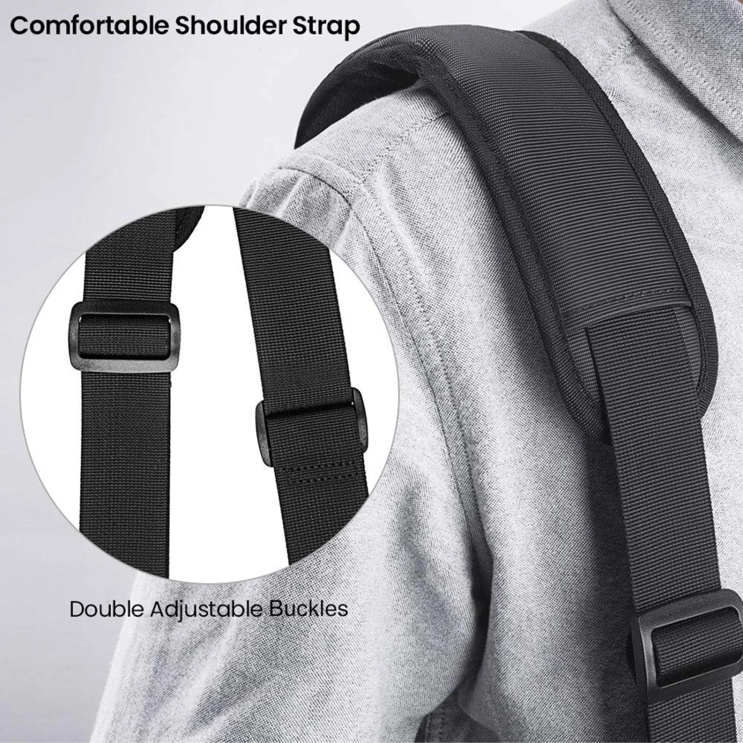 Tomtoc Defender Fabric Laptop Sling Bag For 13.5, 14 & 14.4 Inch Laptop (Water Resistant, Black) 13 Tomtoc Defender Fabric Laptop Sling Bag For 13.5, 14 & 14.4 Inch Laptop (Water Resistant, Black) - Image 11