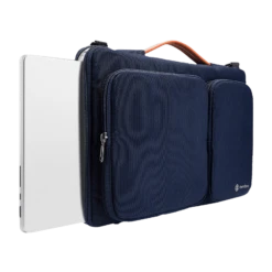 Tomtoc Defender Fabric Laptop Sling Bag For 15.6 Inch Laptop (Water Resistant, Navy Blue) -Smart Bag Shop 265887 13 vc8bxv