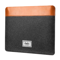 Tomtoc Vintage Polyurethane Leather Laptop Sleeve For 13, 14 & 16 Inch Laptop (Intelligent Magnet Closure, Grey) -Smart Bag Shop 265889 14 yiopu4
