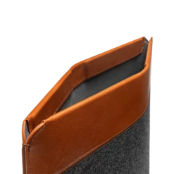 Tomtoc Vintage Polyurethane Leather Laptop Sleeve For 13, 14 & 16 Inch Laptop (Intelligent Magnet Closure, Grey) -Smart Bag Shop 265889 3 g8eimj