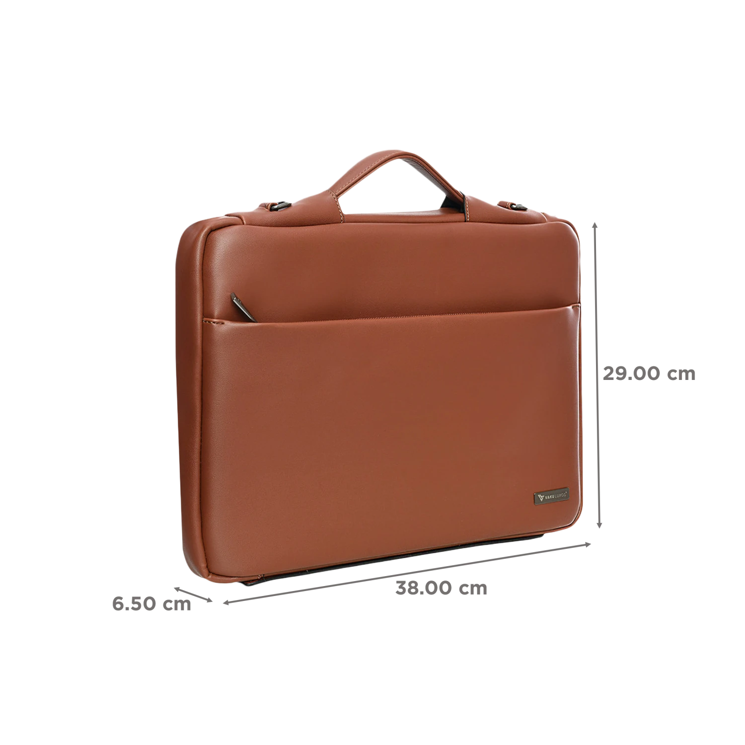 Dr. Vaku DA VALENCIA Vegan Leather Laptop Sleeve For 15.6 Inch Laptop (Water Resistant, Mustard) 4 Dr. Vaku DA VALENCIA Vegan Leather Laptop Sleeve For 15.6 Inch Laptop (Water Resistant, Mustard) - Image 2