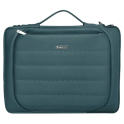 Dr. Vaku Lasa Chivelle Vegan Leather Laptop Sling Bag For 13 & 14 Inch Laptop (Water Resistant, Blue)