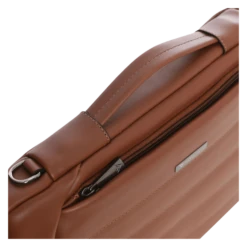 Dr. Vaku Lasa Chivelle Vegan Leather Laptop Sling Bag For 13 & 14 Inch Laptop (Water Resistant, Tan Brown) -Smart Bag Shop 266015 6 bhfum3