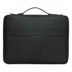 Dr. Vaku Lasa Chivelle Vegan Leather Laptop Sling Bag For 13 & 14 Inch Laptop (Water Resistant, Black/Cherry) -Smart Bag Shop 266016 13 fqsjcn